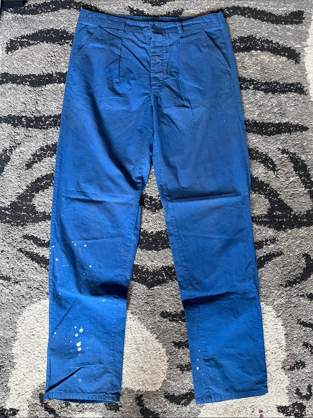 OP Men's Royal Blue Straight Chinos